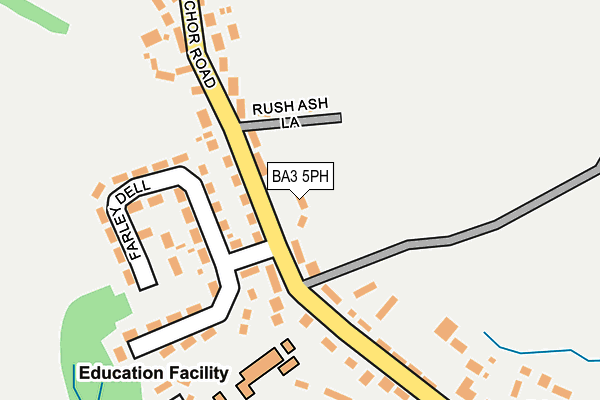 BA3 5PH map - OS OpenMap – Local (Ordnance Survey)