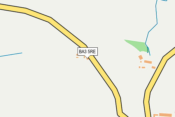 BA3 5RE map - OS OpenMap – Local (Ordnance Survey)