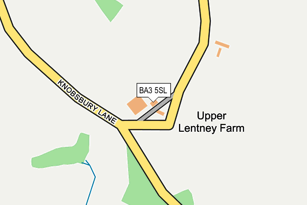 BA3 5SL map - OS OpenMap – Local (Ordnance Survey)