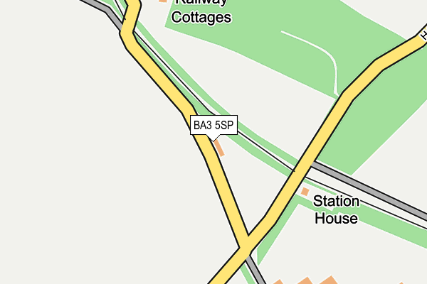 BA3 5SP map - OS OpenMap – Local (Ordnance Survey)