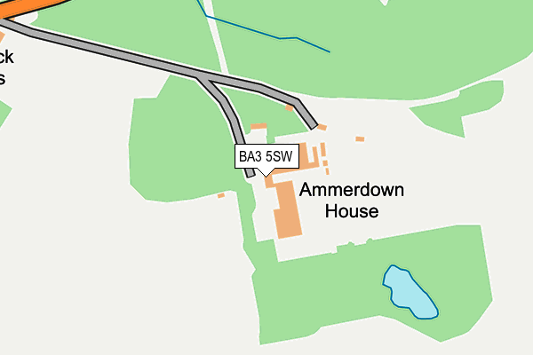 BA3 5SW map - OS OpenMap – Local (Ordnance Survey)