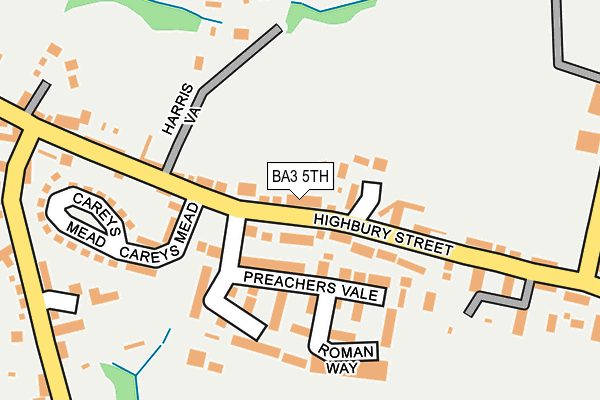 BA3 5TH map - OS OpenMap – Local (Ordnance Survey)