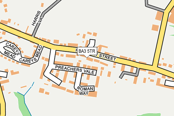 BA3 5TR map - OS OpenMap – Local (Ordnance Survey)