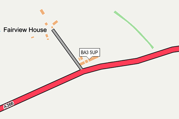 BA3 5UP map - OS OpenMap – Local (Ordnance Survey)