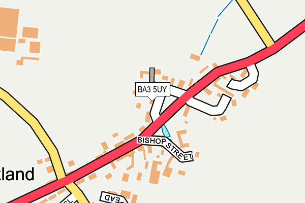 BA3 5UY map - OS OpenMap – Local (Ordnance Survey)