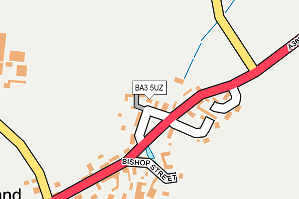 BA3 5UZ map - OS OpenMap – Local (Ordnance Survey)