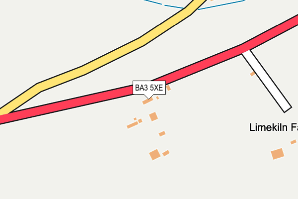 BA3 5XE map - OS OpenMap – Local (Ordnance Survey)