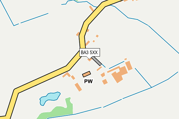 BA3 5XX map - OS OpenMap – Local (Ordnance Survey)