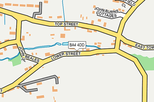 BA4 4DD map - OS OpenMap – Local (Ordnance Survey)