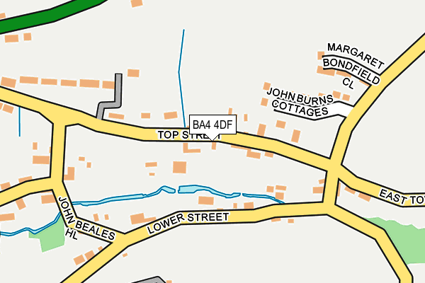 BA4 4DF map - OS OpenMap – Local (Ordnance Survey)