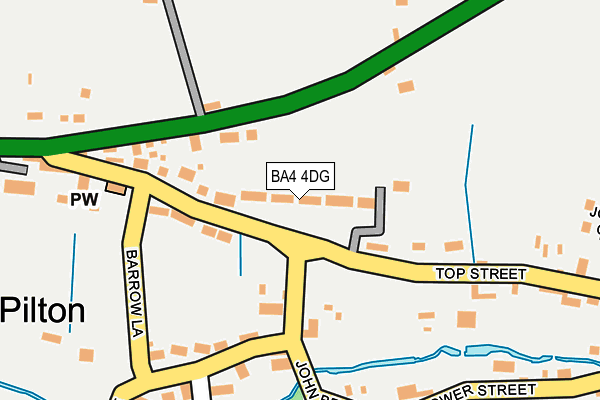 BA4 4DG map - OS OpenMap – Local (Ordnance Survey)