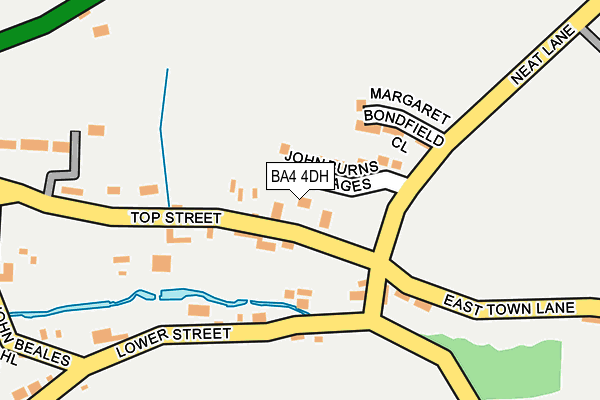 BA4 4DH map - OS OpenMap – Local (Ordnance Survey)