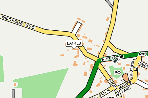 BA4 4EB map - OS OpenMap – Local (Ordnance Survey)