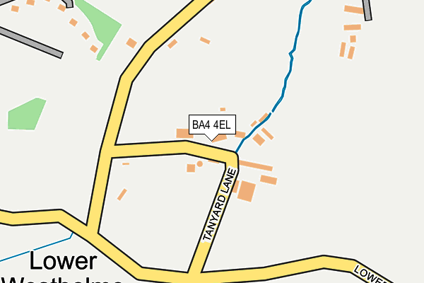 BA4 4EL map - OS OpenMap – Local (Ordnance Survey)