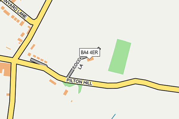BA4 4ER map - OS OpenMap – Local (Ordnance Survey)