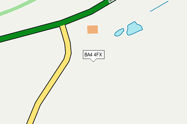 BA4 4FX map - OS OpenMap – Local (Ordnance Survey)