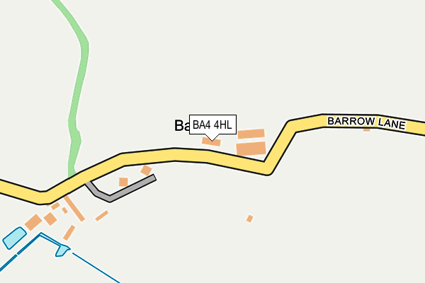 BA4 4HL map - OS OpenMap – Local (Ordnance Survey)