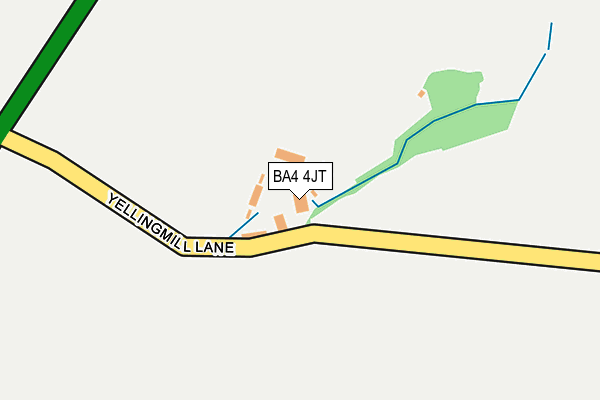 BA4 4JT map - OS OpenMap – Local (Ordnance Survey)