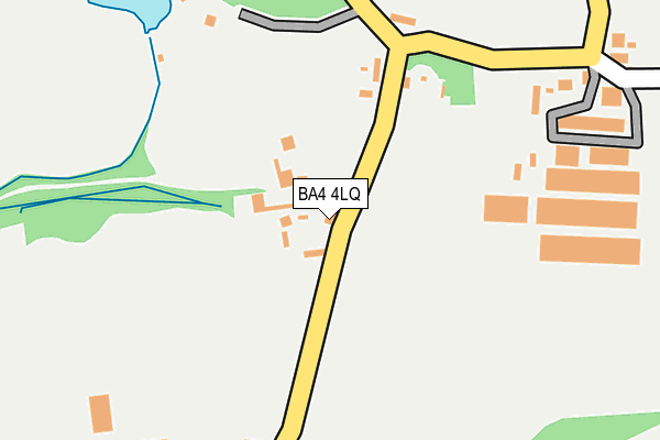 BA4 4LQ map - OS OpenMap – Local (Ordnance Survey)