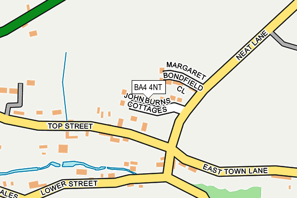 BA4 4NT map - OS OpenMap – Local (Ordnance Survey)