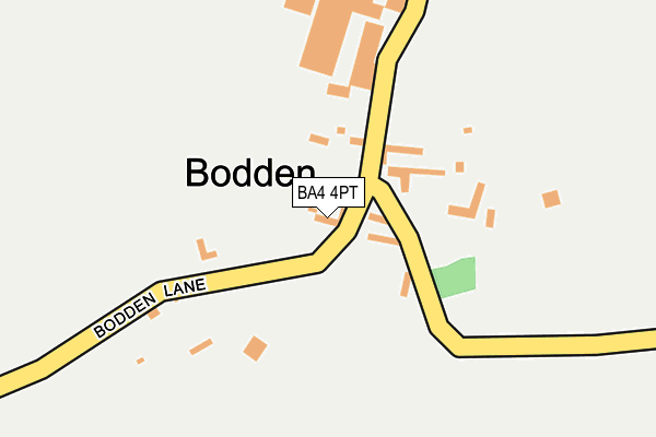 BA4 4PT map - OS OpenMap – Local (Ordnance Survey)