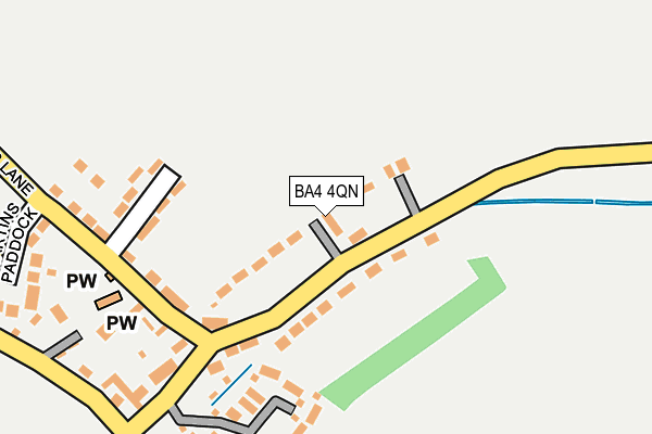 BA4 4QN map - OS OpenMap – Local (Ordnance Survey)