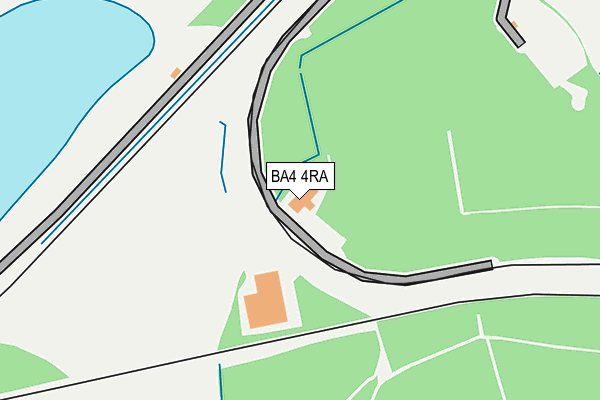 BA4 4RA map - OS OpenMap – Local (Ordnance Survey)
