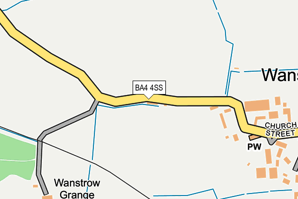 BA4 4SS map - OS OpenMap – Local (Ordnance Survey)
