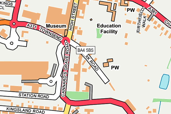 Map of 22 ALL SAINTS ROAD (BS8) LIMITED at local scale
