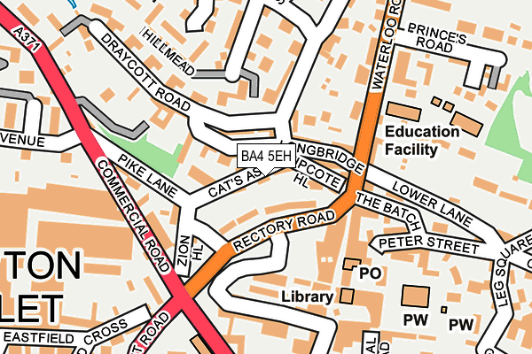BA4 5EH map - OS OpenMap – Local (Ordnance Survey)