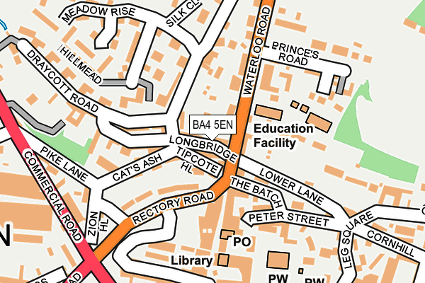 BA4 5EN map - OS OpenMap – Local (Ordnance Survey)