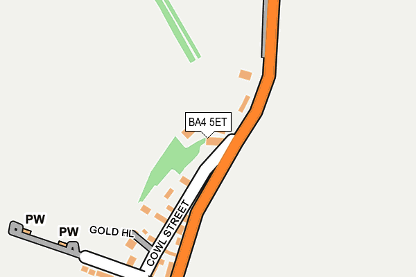BA4 5ET map - OS OpenMap – Local (Ordnance Survey)