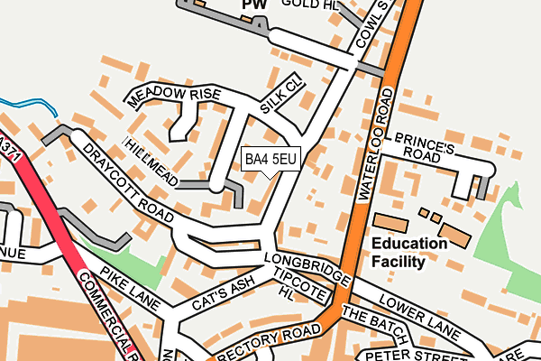 BA4 5EU map - OS OpenMap – Local (Ordnance Survey)