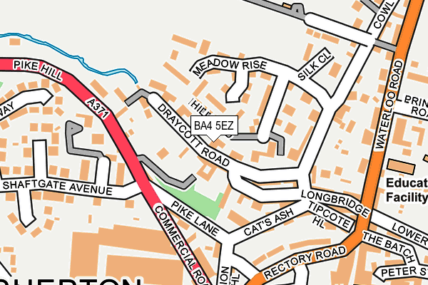 BA4 5EZ map - OS OpenMap – Local (Ordnance Survey)