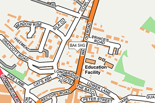 BA4 5HG map - OS OpenMap – Local (Ordnance Survey)