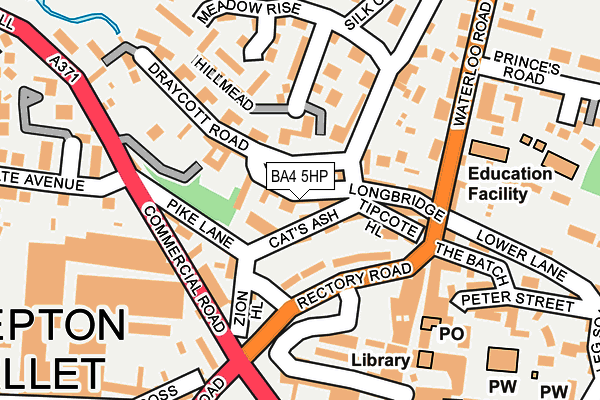 BA4 5HP map - OS OpenMap – Local (Ordnance Survey)