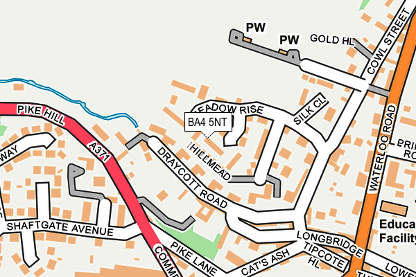 BA4 5NT map - OS OpenMap – Local (Ordnance Survey)