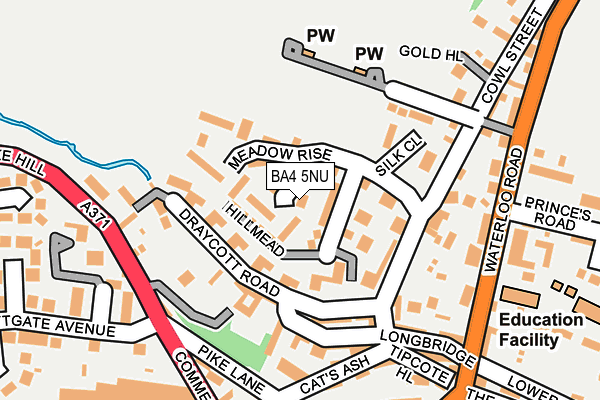 BA4 5NU map - OS OpenMap – Local (Ordnance Survey)