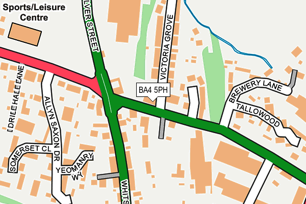 BA4 5PH map - OS OpenMap – Local (Ordnance Survey)