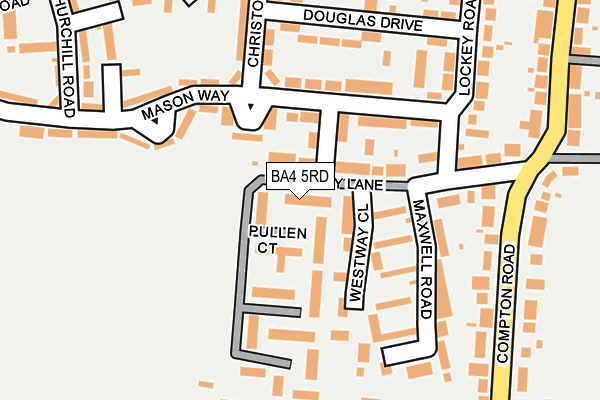BA4 5RD map - OS OpenMap – Local (Ordnance Survey)
