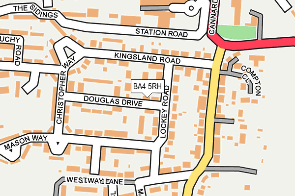 BA4 5RH map - OS OpenMap – Local (Ordnance Survey)