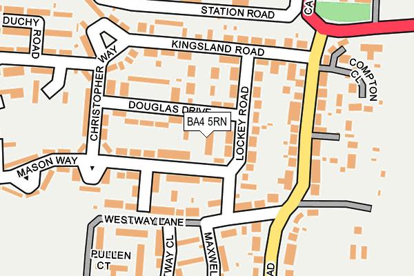 BA4 5RN map - OS OpenMap – Local (Ordnance Survey)