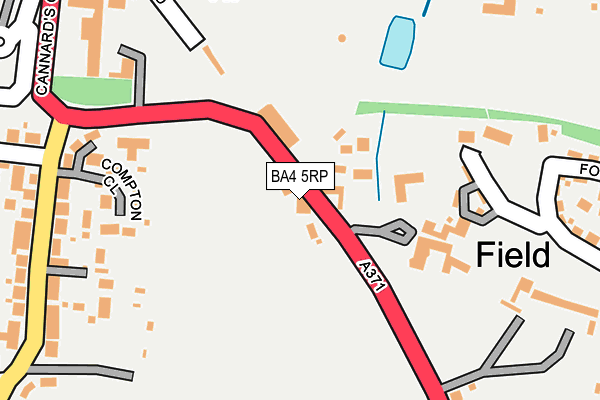 BA4 5RP map - OS OpenMap – Local (Ordnance Survey)