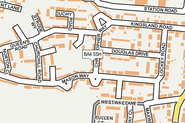 BA4 5SH map - OS OpenMap – Local (Ordnance Survey)