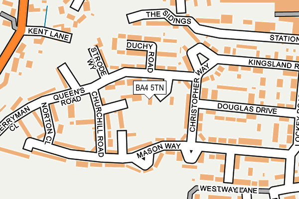 BA4 5TN map - OS OpenMap – Local (Ordnance Survey)