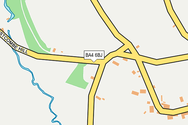 BA4 6BJ map - OS OpenMap – Local (Ordnance Survey)