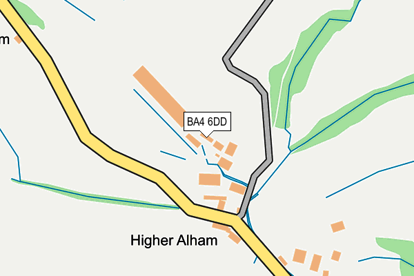 BA4 6DD map - OS OpenMap – Local (Ordnance Survey)