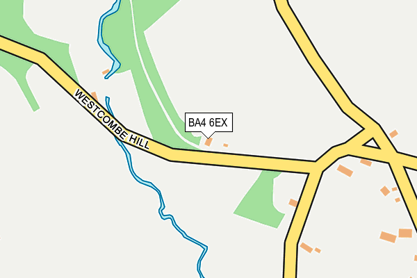 BA4 6EX map - OS OpenMap – Local (Ordnance Survey)