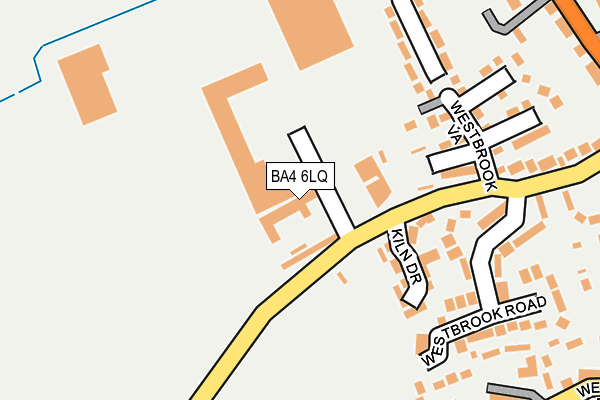 BA4 6LQ map - OS OpenMap – Local (Ordnance Survey)