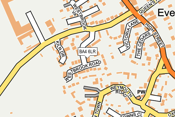 BA4 6LR map - OS OpenMap – Local (Ordnance Survey)